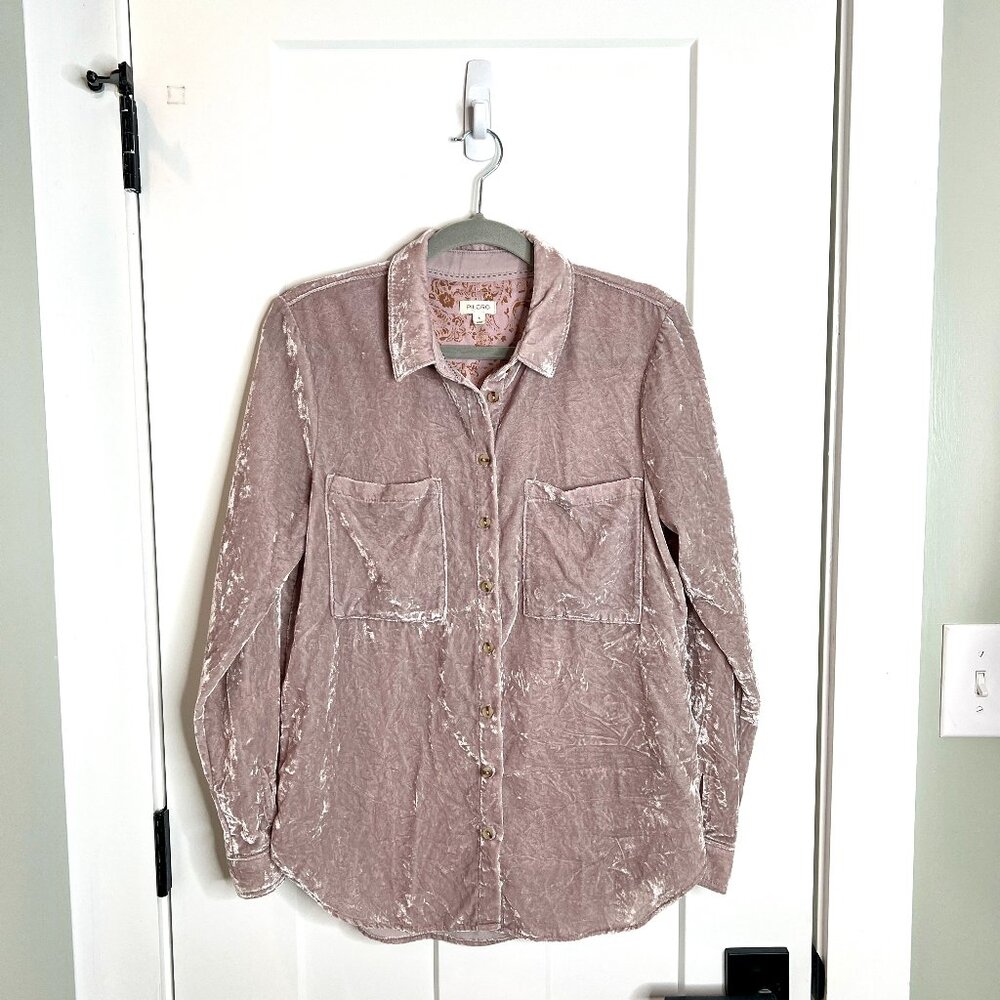 Pilcro Mauve Button Down Shirt